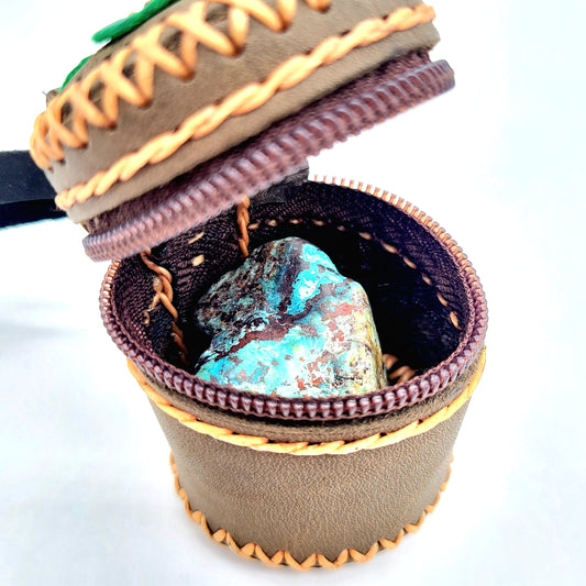 Handmade drum shape Coin Purse with flower design (6 pack/ $10 each)