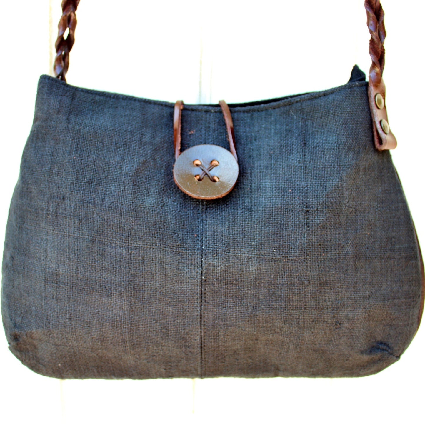Handmade Hill tribe Artisan Patchwork adjustable cross-body and shoulder pleated handbag(2 pack/$30 ea.)