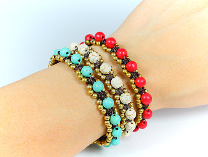 Handmade macramé Blessing bracelet