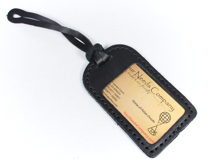 Handmade genuine leather luggage tags : C-916 - Atlas Goods