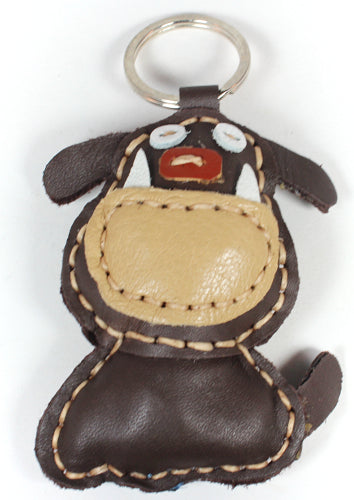 Handmade Leather animal keychains
