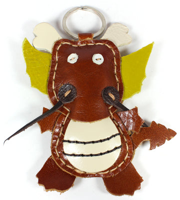 Handmade Leather animal keychains