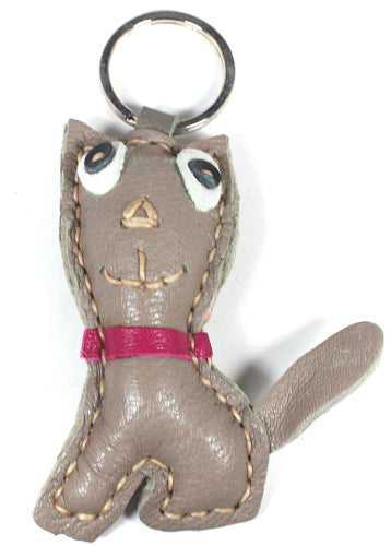 Handmade Leather animal keychains
