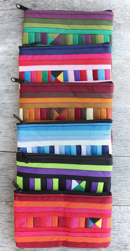 Handmade Lisu hill tribe intricate patchwork coinpurse