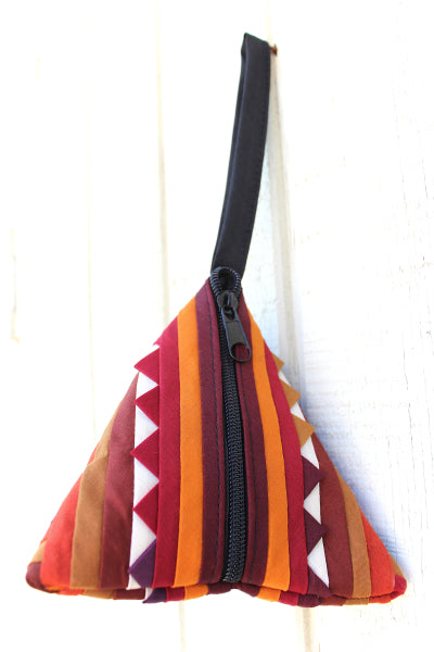 HANDMADE LISU HILL TRIBE PYRAMID COIN PURSE