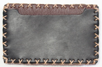 Handmade leather envelope cardholder