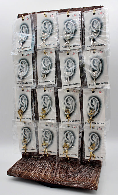 HandCraft Pokee Tru 3D Earring Double Sided Post Stud (12 pack/ $10 ea.)