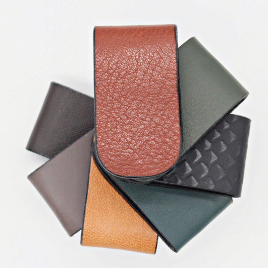 Handmade genuine Leather Money Clip(6 pack/ $10 ea.)