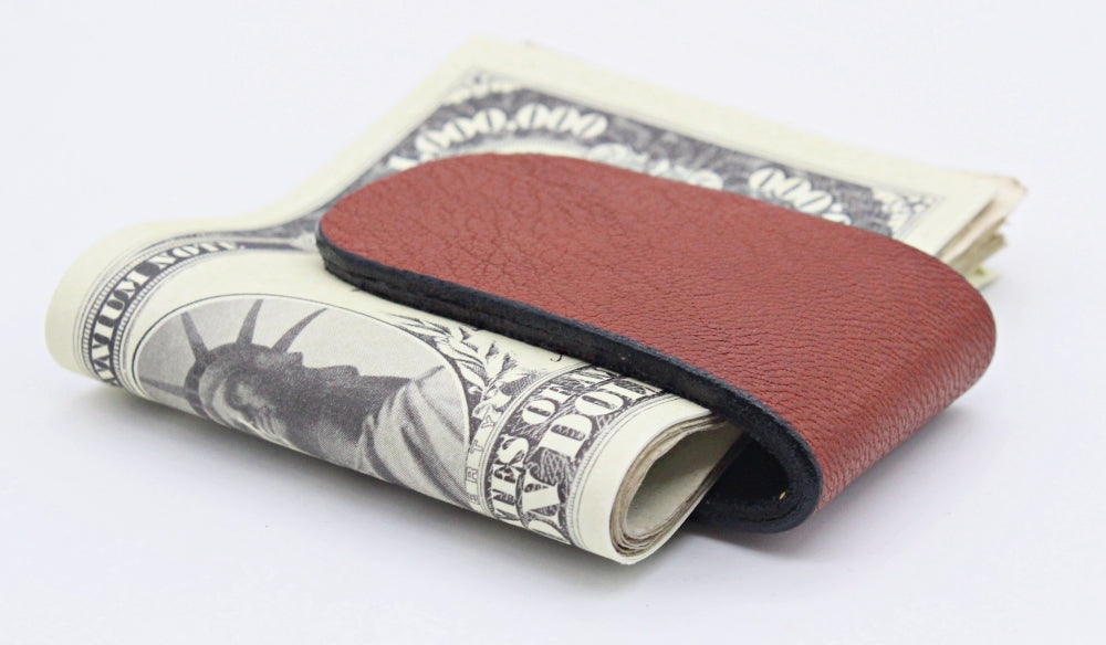 Handmade genuine Leather Money Clip(6 pack/ $10 ea.)