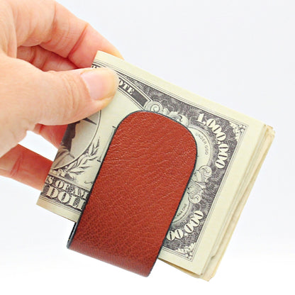 Handmade genuine Leather Money Clip(6 pack/ $10 ea.)