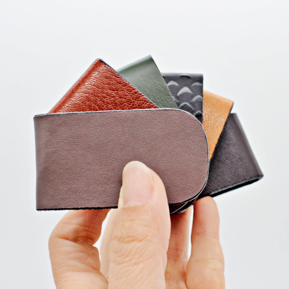Handmade genuine Leather Money Clip(6 pack/ $10 ea.)