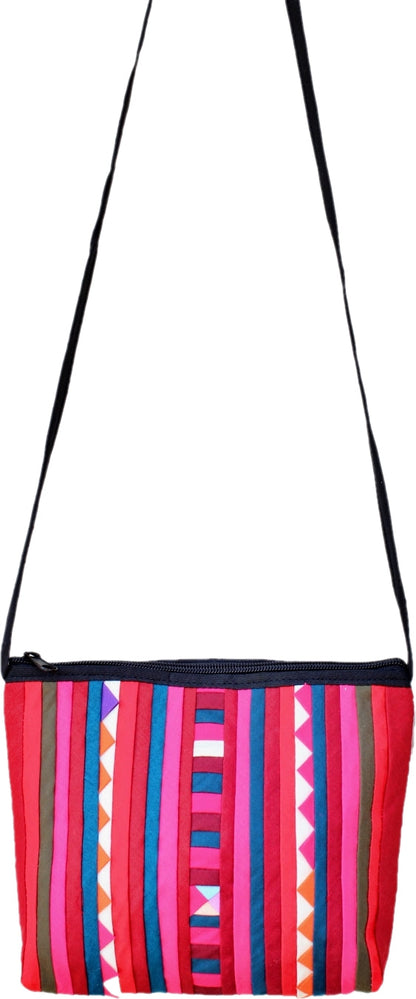 Handmade Lisu hill tribe intricate quilted crossbody purse(12 pack/ $8 ea.)