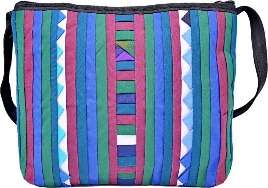 Handmade Lisu hill tribe intricate quilted crossbody purse(12 pack/ $8 ea.)