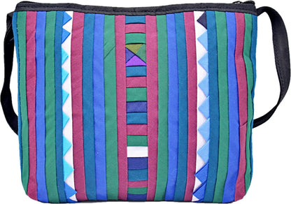 Handmade Lisu hill tribe intricate quilted crossbody purse(12 pack/ $8 ea.)