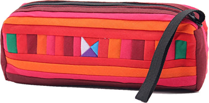 Handmade Lisu hill tribe intricate patchwork quilted cosmetic / stationary wristlets(12 pack/ $6 ea.)
