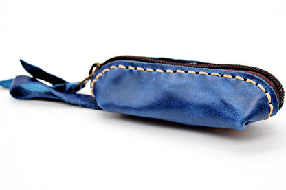 Handmade leather tube shape coin purse tressures keeper(12 pack/ $8 ea.)