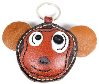 Handmade Leather animal keychains