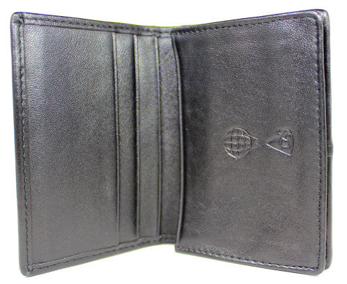 Black Full Polished Genuine Stingray Leather Wallet