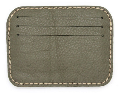 Handmade thin leather cardholders minimalist style